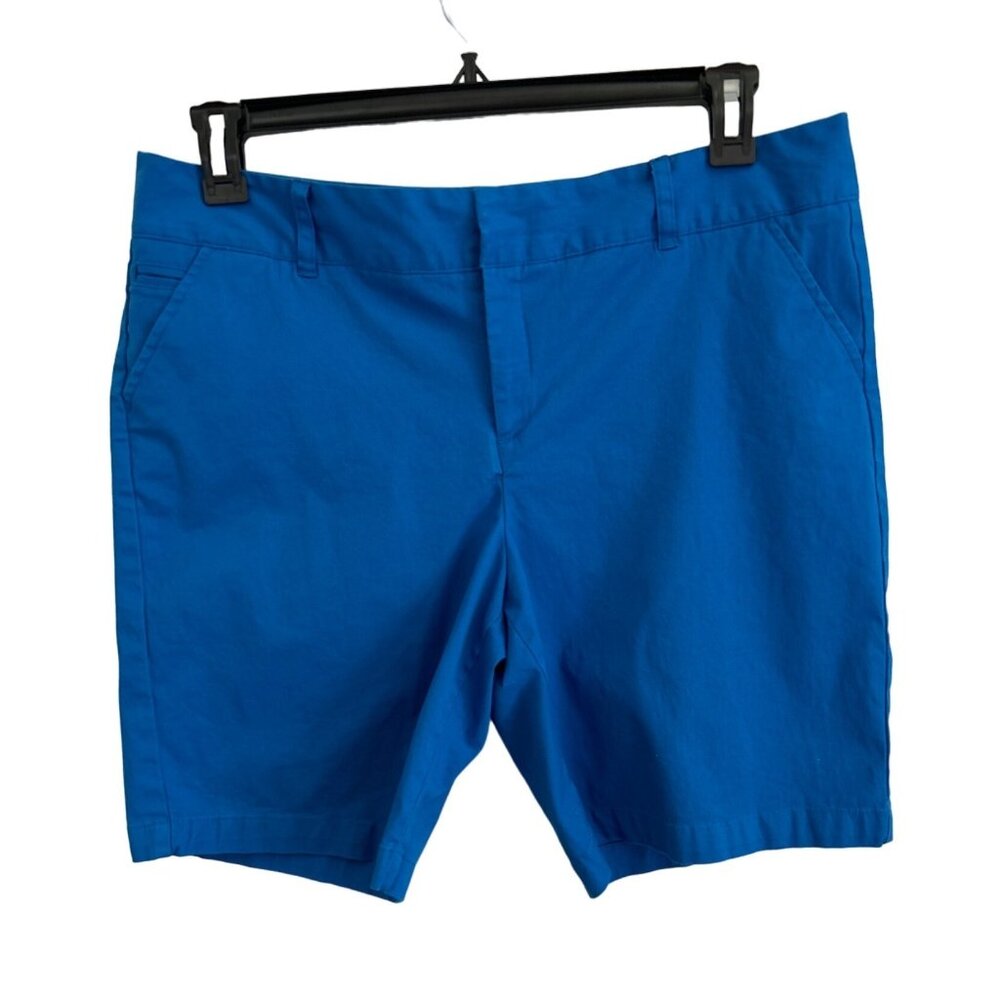 Bay Studio Women's Blue Cotton/Spandex Shorts Size 14